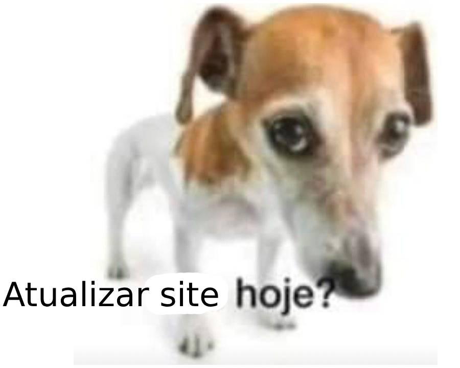 atualizar site hoje?