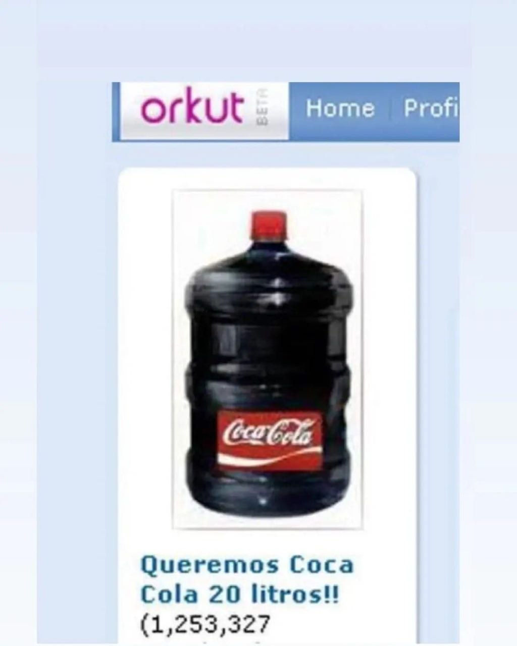 Queremos Coca Cola 20 litros!!