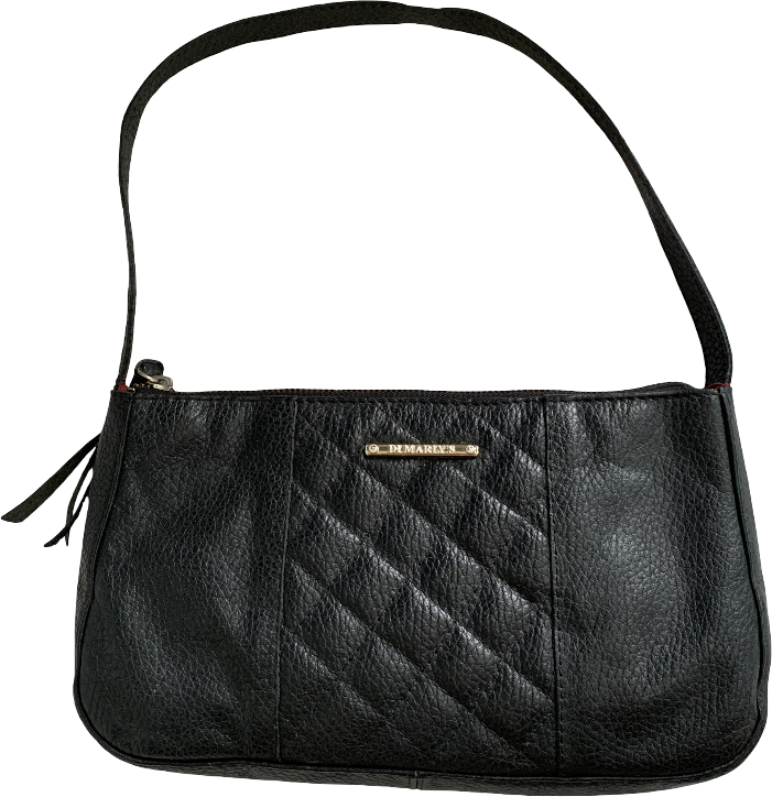 Black Baguette Bag